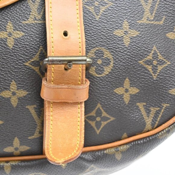 LOUIS VUITTON Logo Saumur 43 Shoulder Bag Monogram Leather Brown M42252 98MA210 - Picture 7 of 16